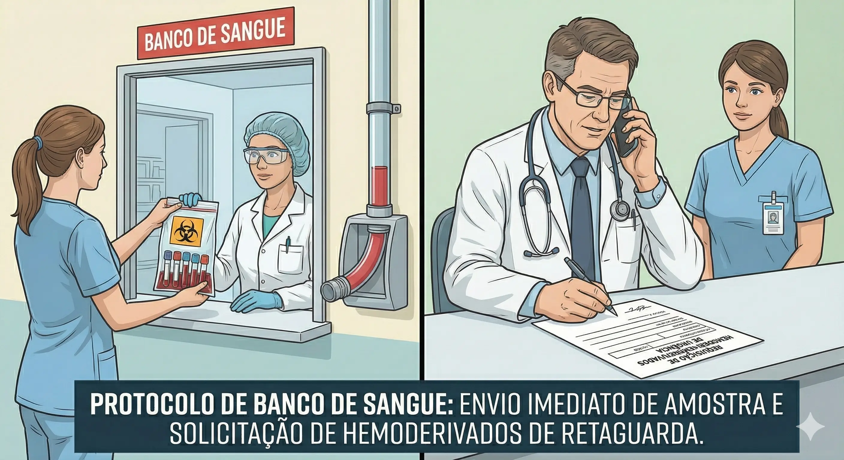 O Enfermeiro Sempre Deve Designar Um Colaborador Para Providenciar Prontuario, Puxar Exames De Laboratorio No Sistema, Levar Tubos De